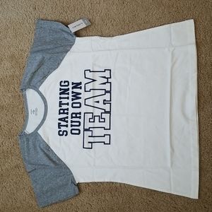 Carter's Adult maternity, announcement tshirt NWT